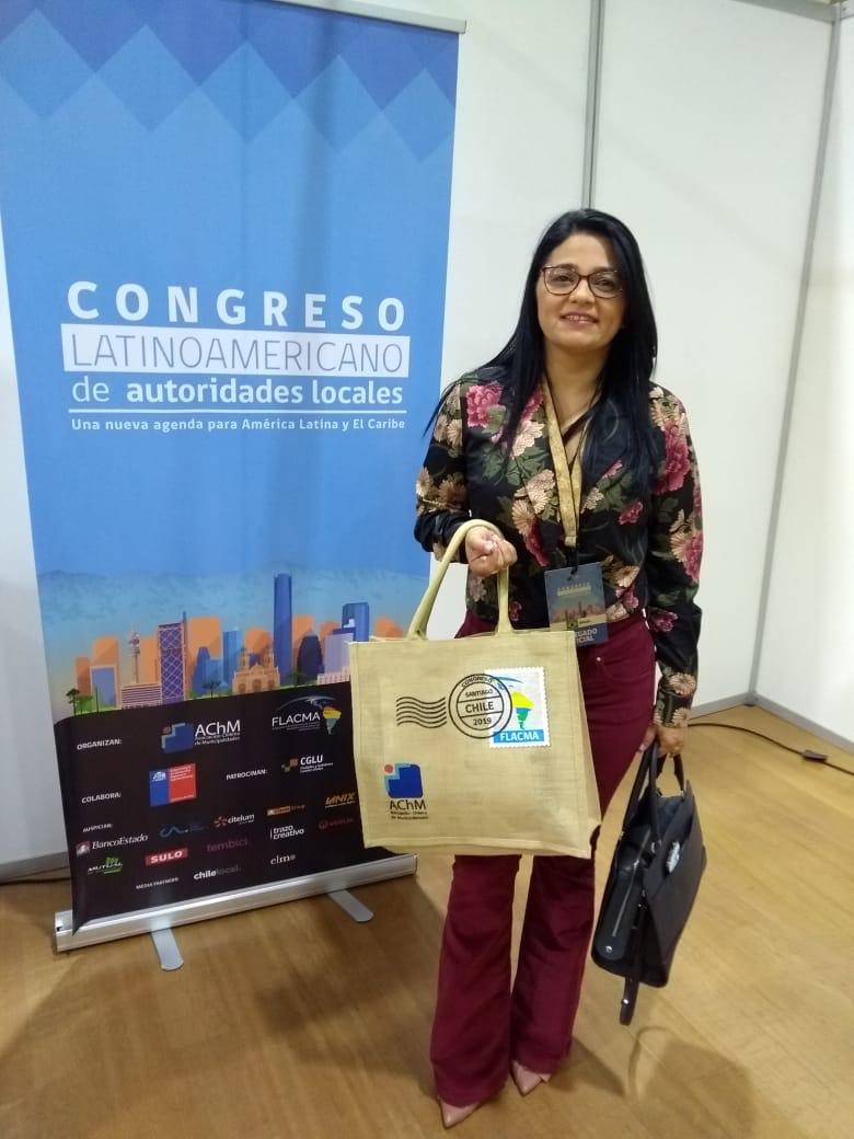PREFEITA DE SOSSEGO PARTICIPA DE CONGRESSO INTERNACIONAL NO CHILE