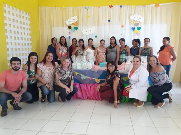CHÁ DE BEBÊ COM AS GESTANTES DO MUNICÍPIO DE SOSSEGO