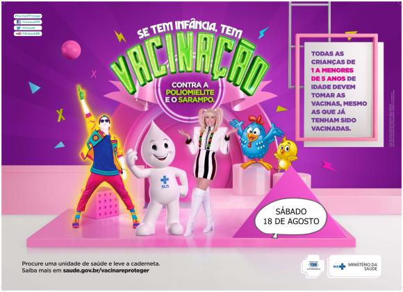 SÁBADO, 18, DIA "D" DE VACINAÇÃO EM SOSSEGO