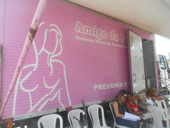 UNIDADE MÓVEL DE MAMOGRAFIA EM SOSSEGO