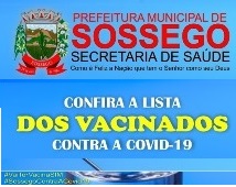 LISTA DOS VACINADOS CONTRA COVID-19 EM SOSSEGO - PB