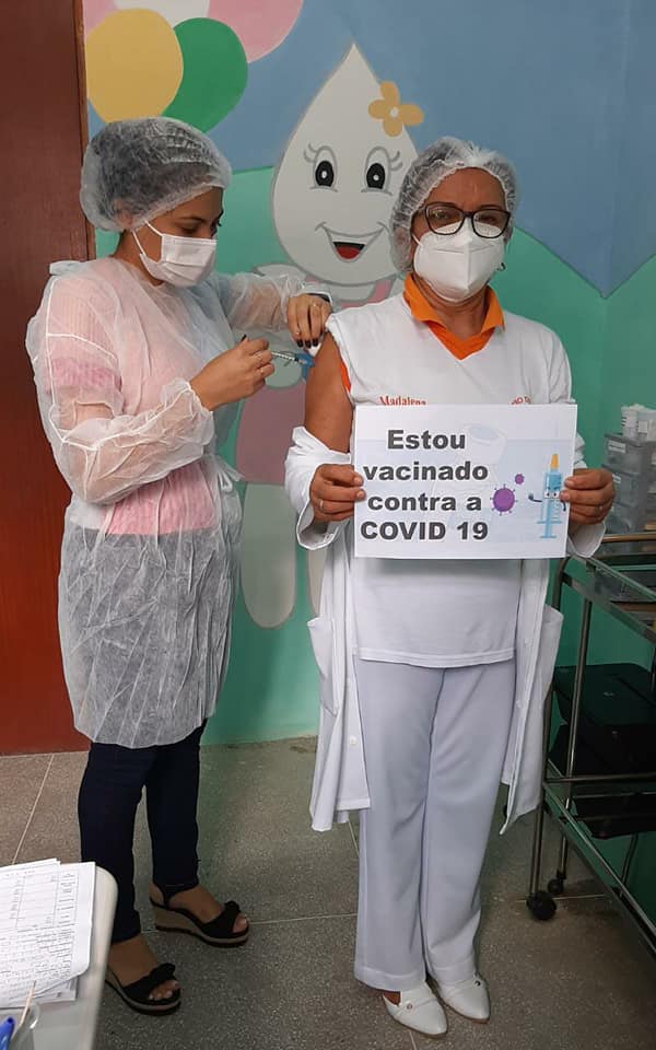 SOSSEGO INICIA SEGUNDA DOSE DA CORONAVAC PARA OS PROFISSIONAIS DE SAUDE