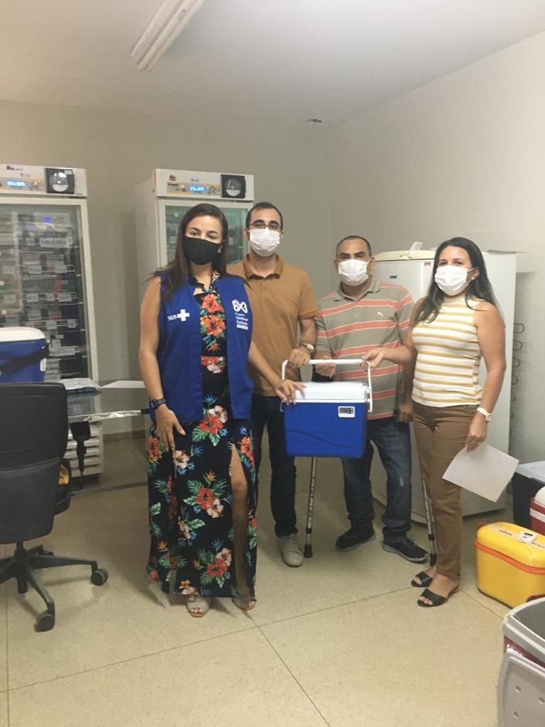 Sossego recebe remessa de 130 doses de vacinação contra a COVID 19