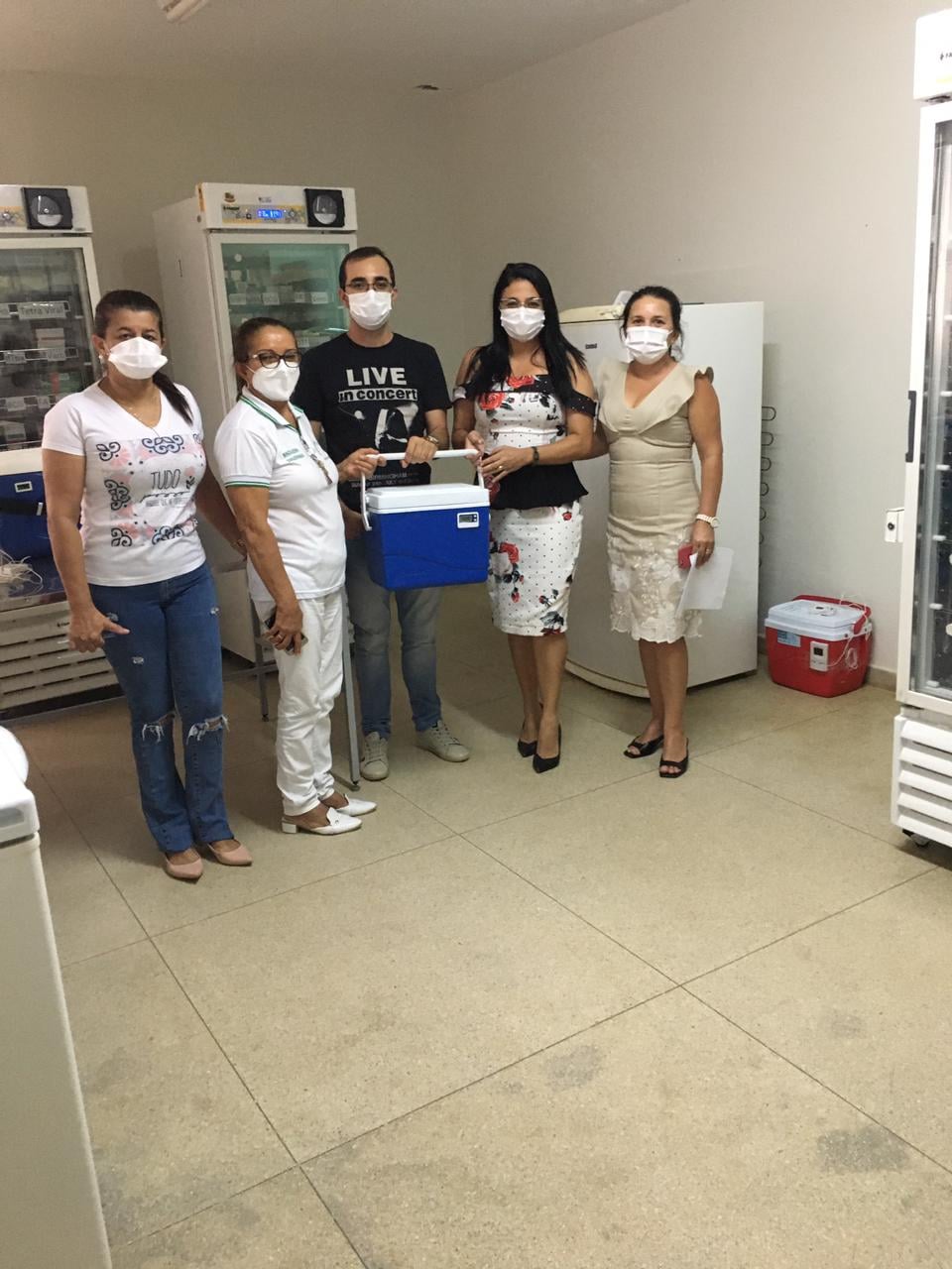 NOSSA CIDADE RECEBEU MAIS DOSES DA VACINA CORONAVAC