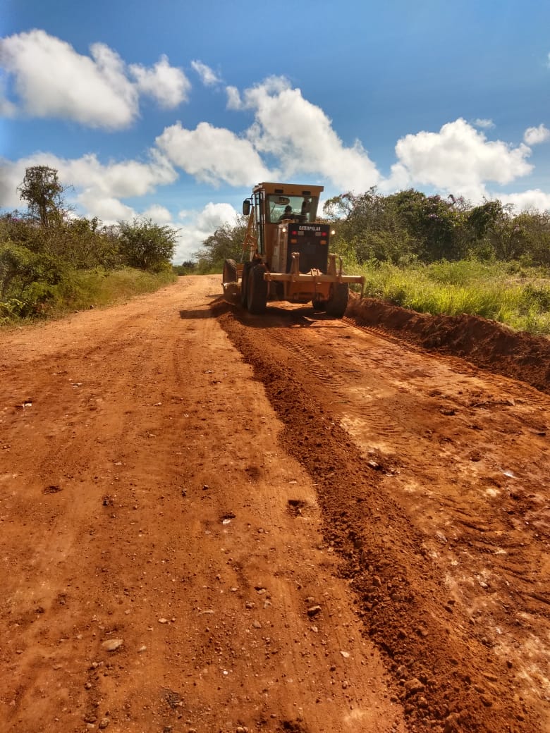 Prefeitura de Sossego inicia recuperação das estradas vicinais do município
