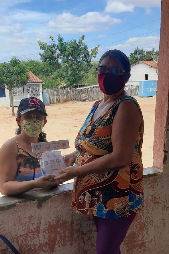 SMAS entrega kits de higienização e máscara para usuários dos Programas Sociais na Zona Rural de Sossego