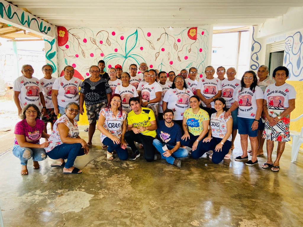 SECRETARIA DE ASSISTÊNCIA SOCIAL REALIZA MAIS UM ENCONTRO COM O GRUPO RECORDAR É VIVER