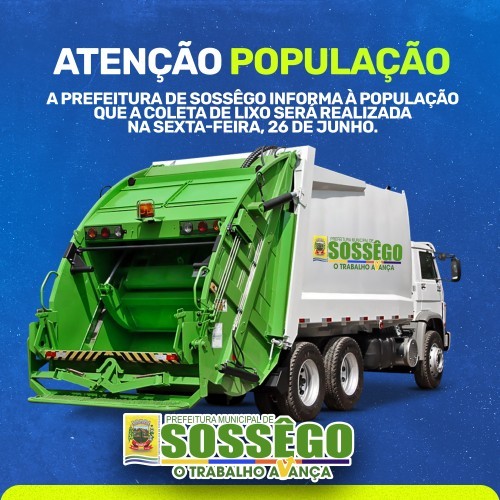 🚛 AVISO IMPORTANTE COLETA DO LIXO