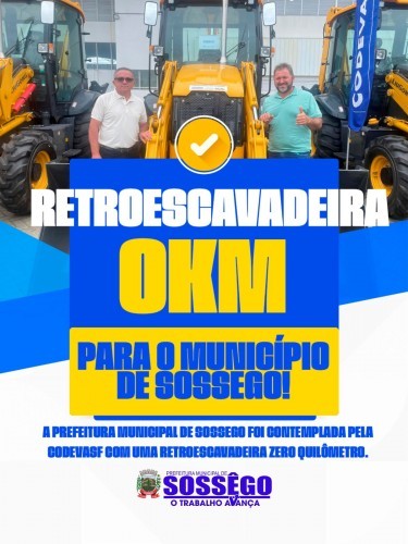 Mais um importante avanço para o município de Sossego!