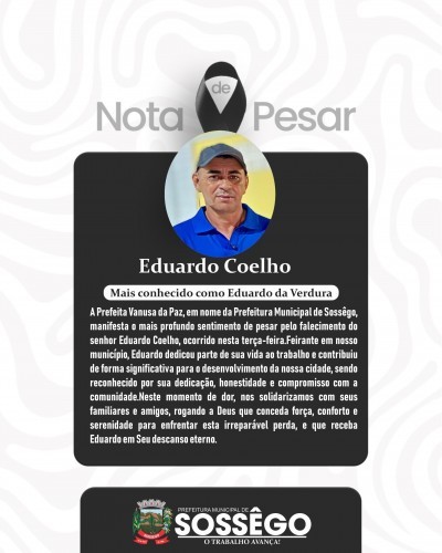 NOTA DE PESAR