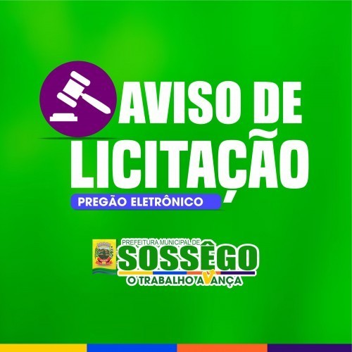 AVISO DE LICITAÇÃO CONCORRÊNCIA ELETRÔNICA Nº 00001/2025