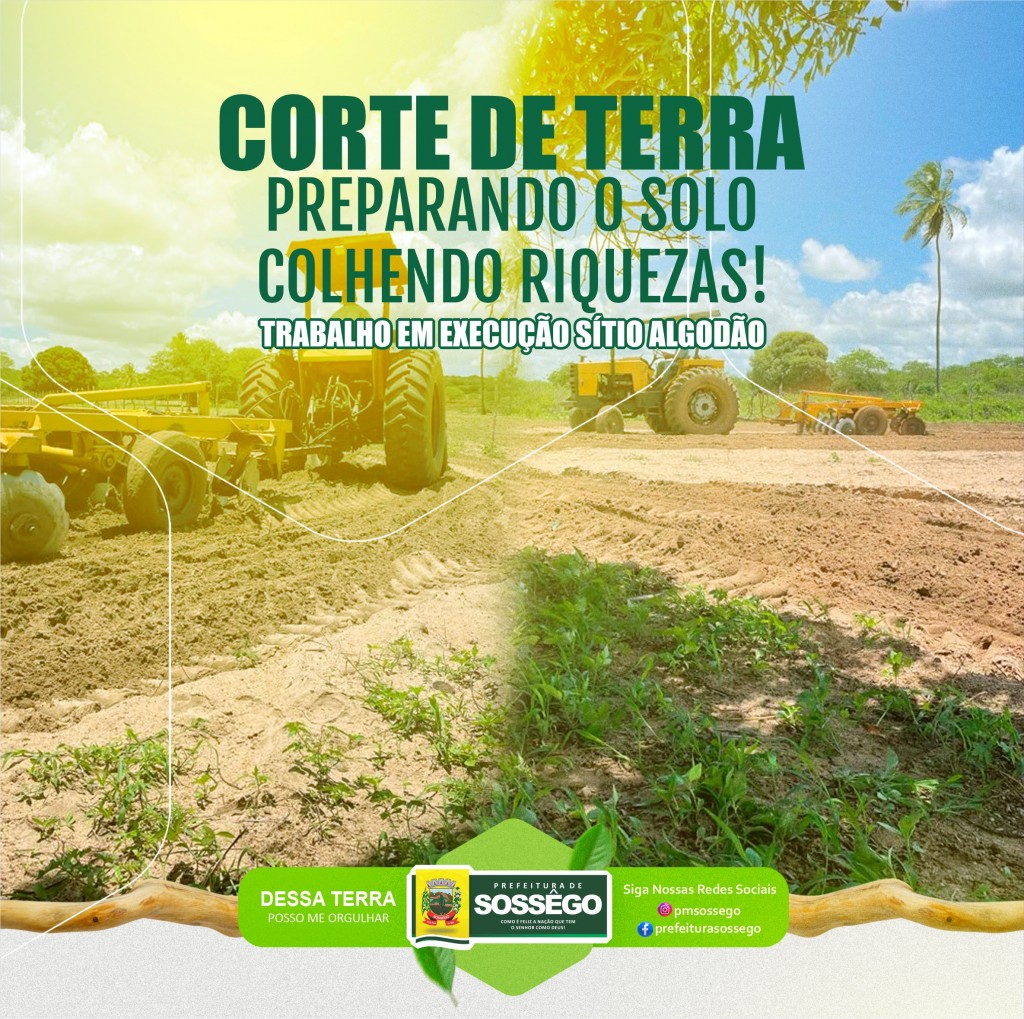 Prefeitura segue beneficiando os trabalhadores do campo com o programa Corte de Terra